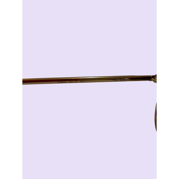 Christian Dior Split 1 Gold Tone Aviator Sunglasses - Picture 6 of 9